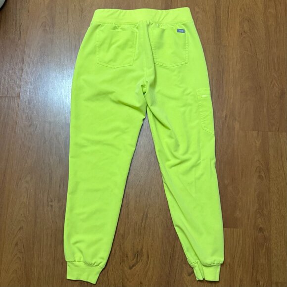 Figs Citrine Set Zamora Jogger S Catarina top XS Yellow Neon Limited Edition - Picture 6 of 10